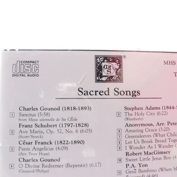 Sacred Songs by Jessye Norman, Ambrosian Singers (CD, 1990) SEALED NEW Cracked - Picture 4 of 4